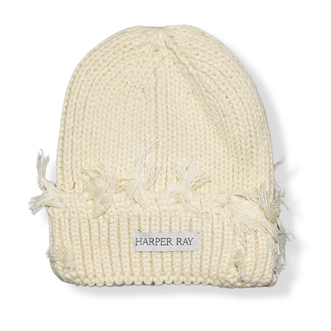 Harper Ray Distressed Beanie