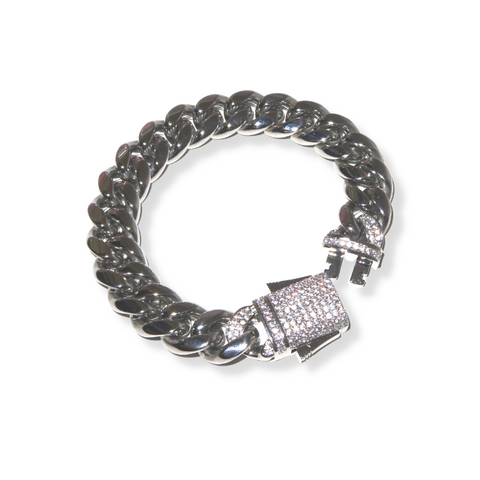 Laced Cuban Bracelet