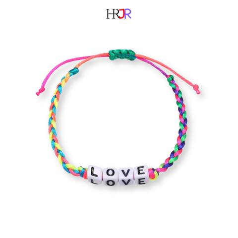 HR Junior: Braided Rainbow Bracelet