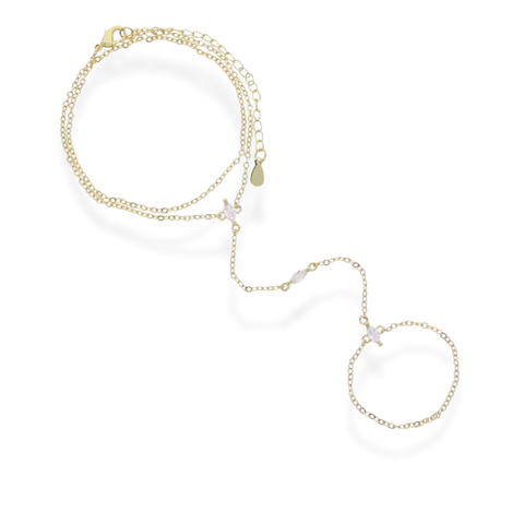Marquise Wrap Hand Chain