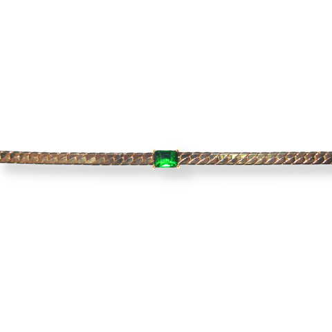 Emerald Snake Bracelet