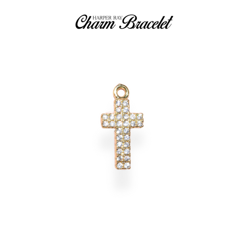 Charm Bracelet Charm - Double The Blessings Cross