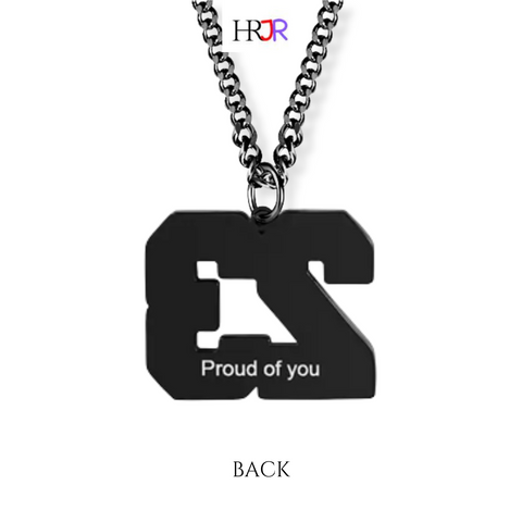 HR Junior: Personalized Basketball Necklace