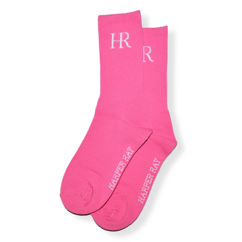 Harper Ray Monogram Crew Sock