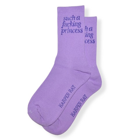 Such A Fucking Princess Crew Sock