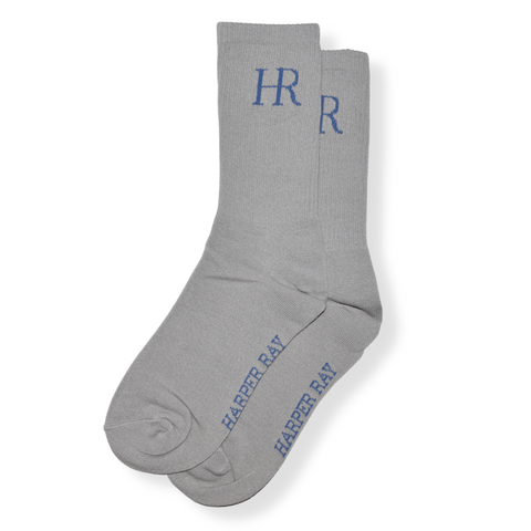 Harper Ray Monogram Crew Sock