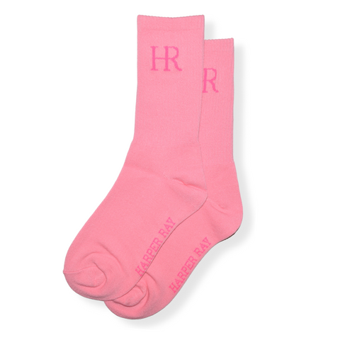 Harper Ray Monogram Crew Sock