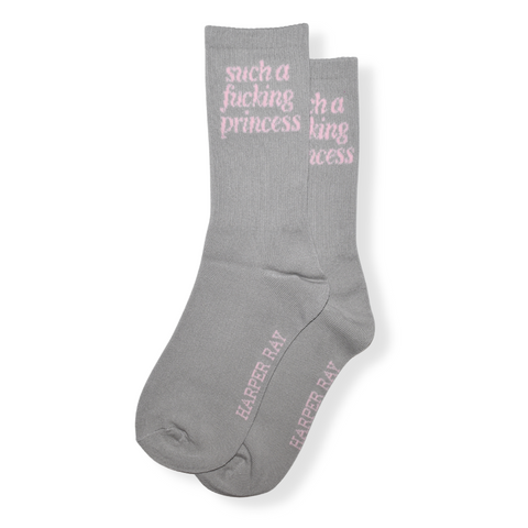 Such A Fucking Princess Crew Sock