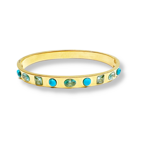 Turquoise Gem Bangle