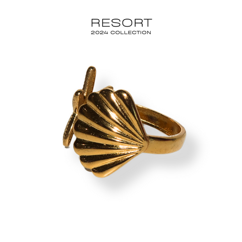 RESORT24: Starfish Seashell Ring