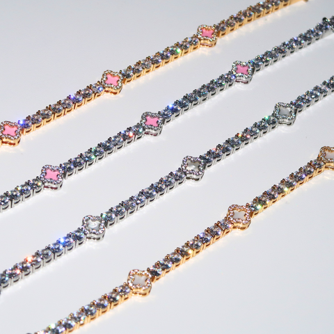 Clover Tennis Bracelet
