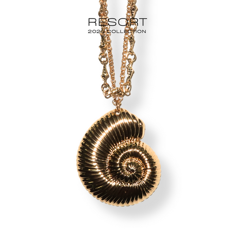 RESORT24: Snail Statement Necklace