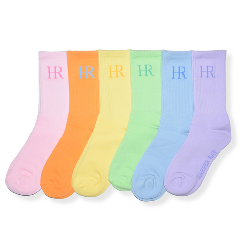 Pastel 6-Pack Sock Bundle