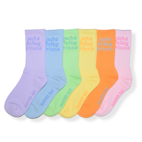 Pastel 6-Pack Sock Bundle