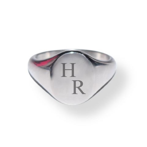 Engravable Oval Ring