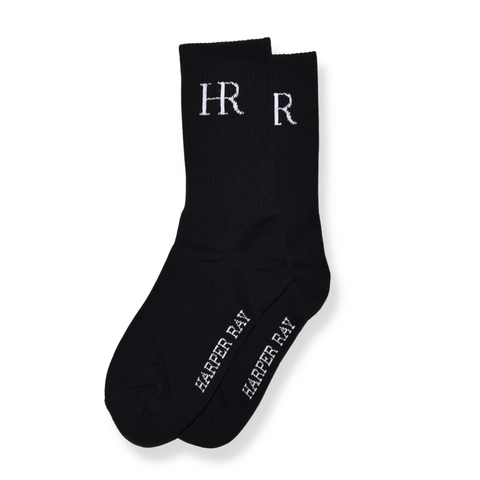 Harper Ray Monogram Crew Sock