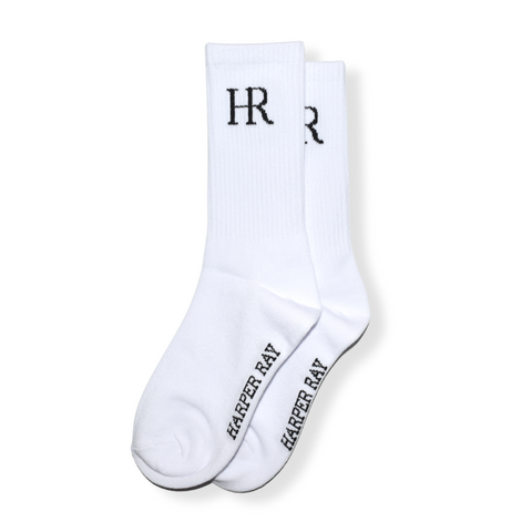 Harper Ray Monogram Crew Sock