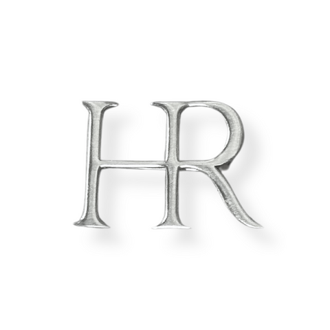 HR Monogram Brooch