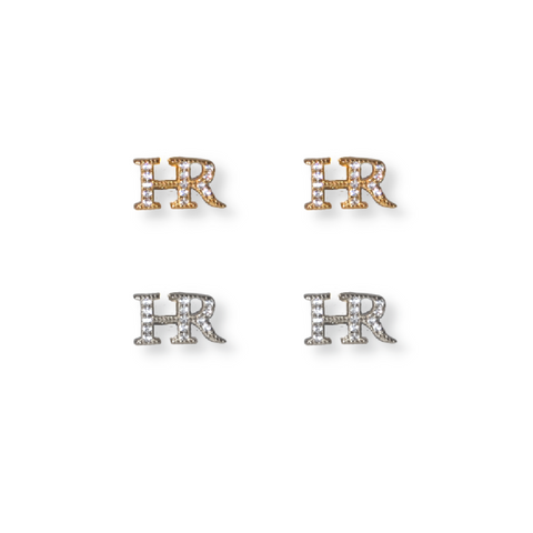 Harper Ray Monogram Post Earring