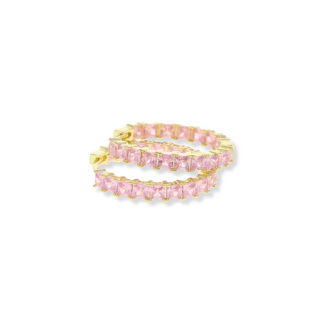 Pink Eternity Hoop