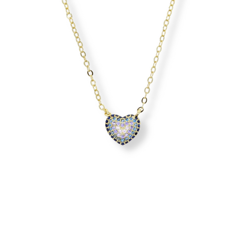 Gradient Pave Heart