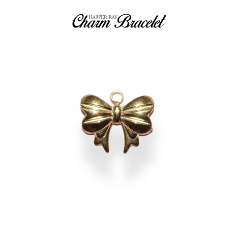 Charm Bracelet Charm - Bow Bow Bow