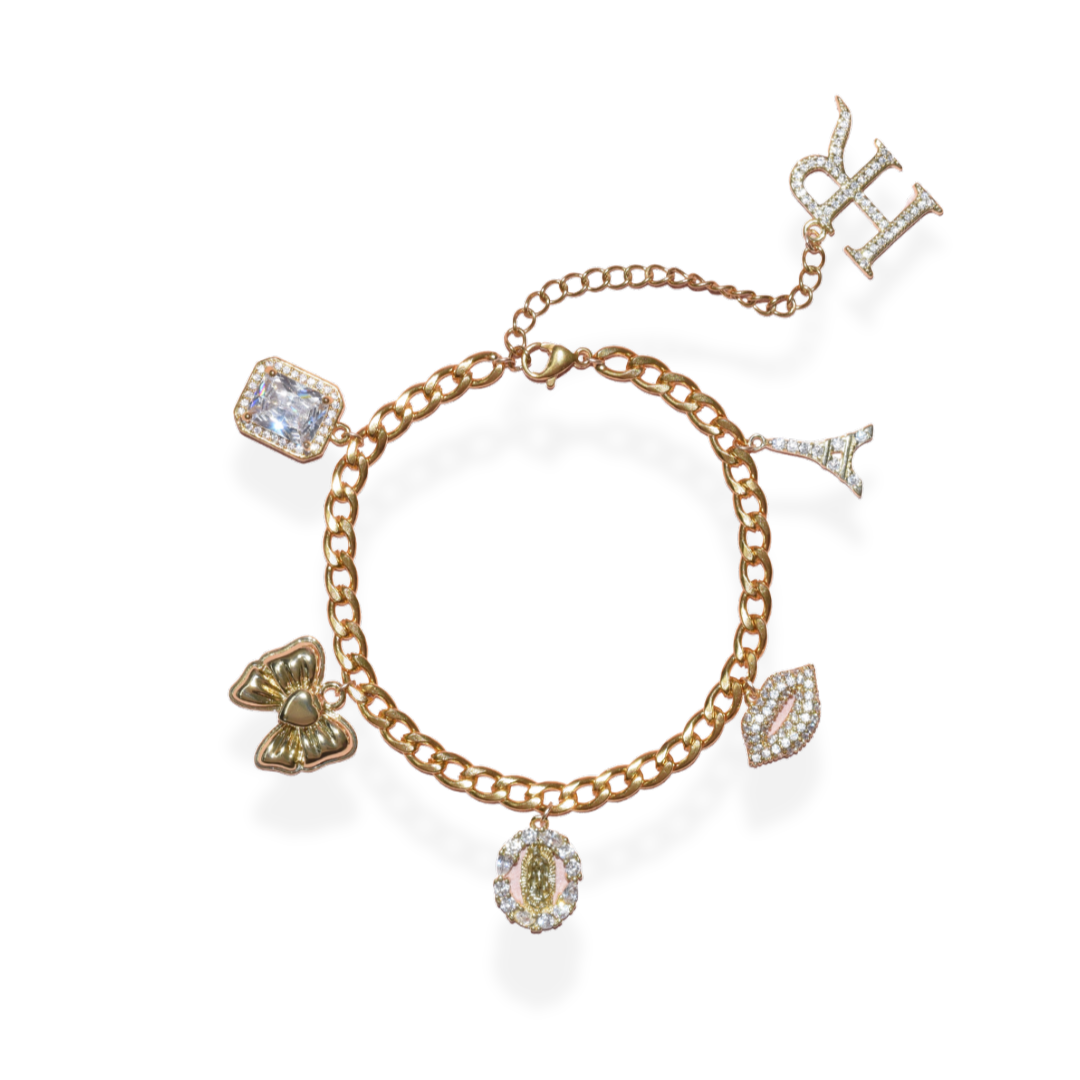 The Classic Charm Bracelet Gold – Harper Ray Accessories