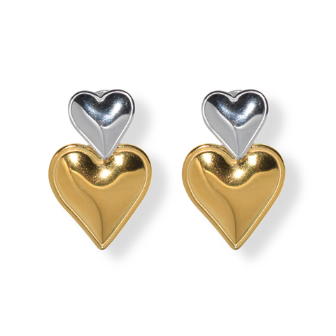 Double Love Dangle Earring