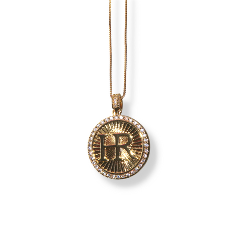 Harper Ray Monogram Medallion