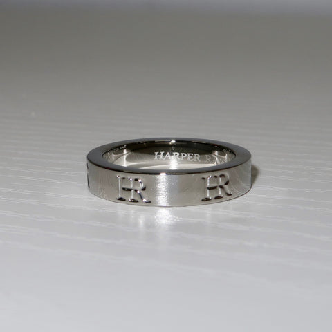 Harper Ray Monogram Ring