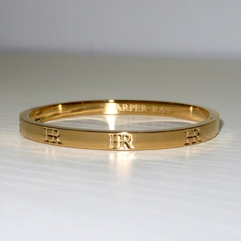 Harper Ray Monogram Bangle