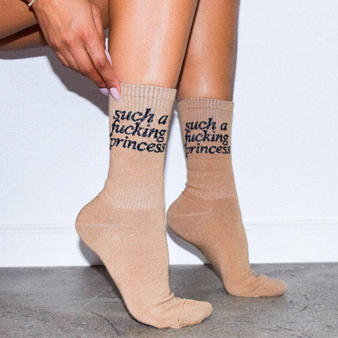 Such A Fucking Princess Crew Sock