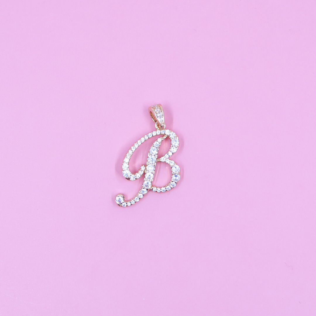 Mini Cursive Initial – Harper Ray Accessories
